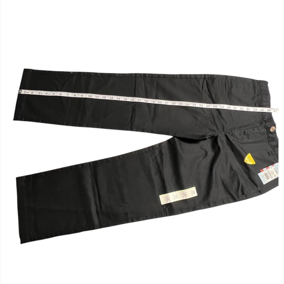 Cat and Jack adjustable waist reinforced knee black pants NWT 12H - Picture 2 of 3